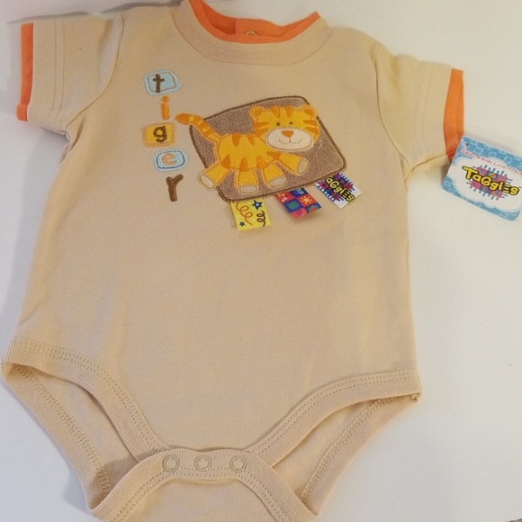 NWT Taggies Tiger Onesie Size 3-6 mo. - Picture 4 of 6